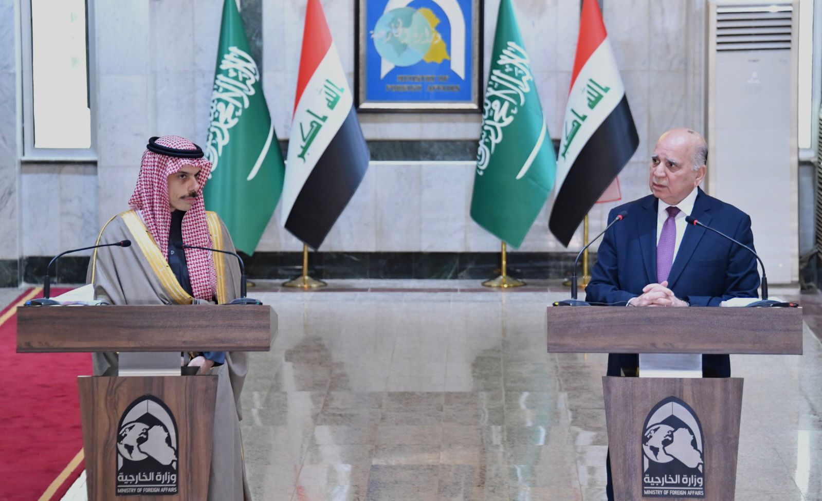 Security cooperation is ongoing between Baghdad and Riyadh: Iraq's FM