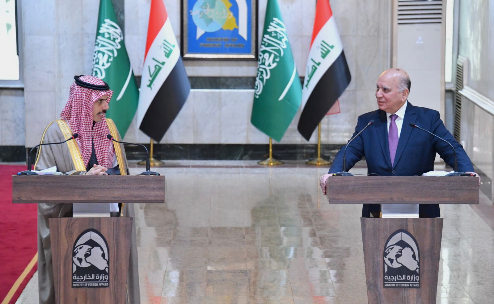 وزير الخارجية السعودي: العراق يؤدي دورا مهما في تعزيز الاستقرار بالمنطقة