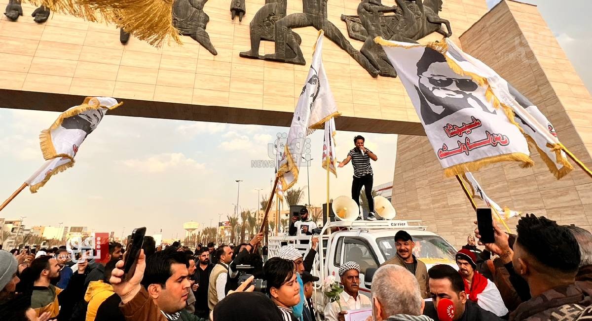 تظاهرات في بغداد وعدد من المحافظات تطالب بخفض سعر الدولار أمام الدينار