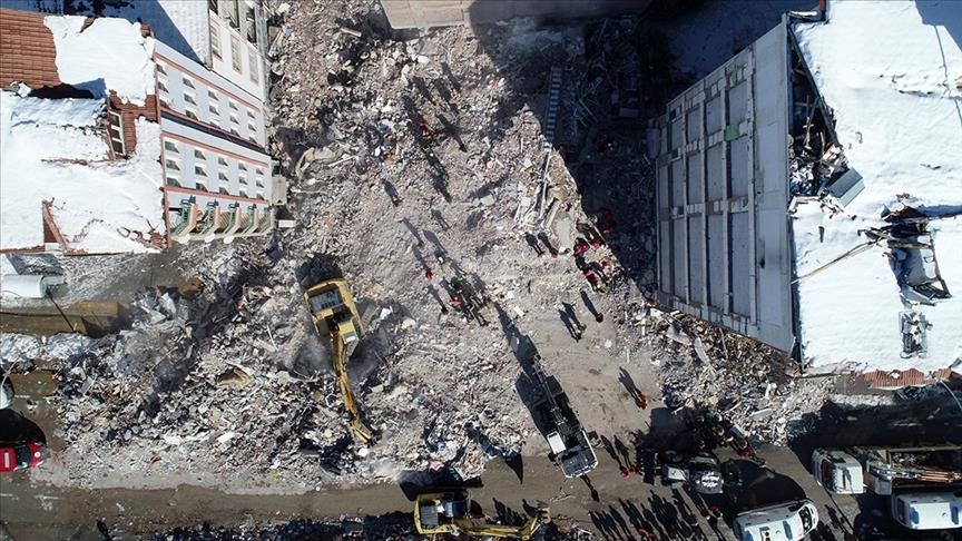 Aerial footage shows earthquake aftermath in hard-hit Turkish region of Hatay