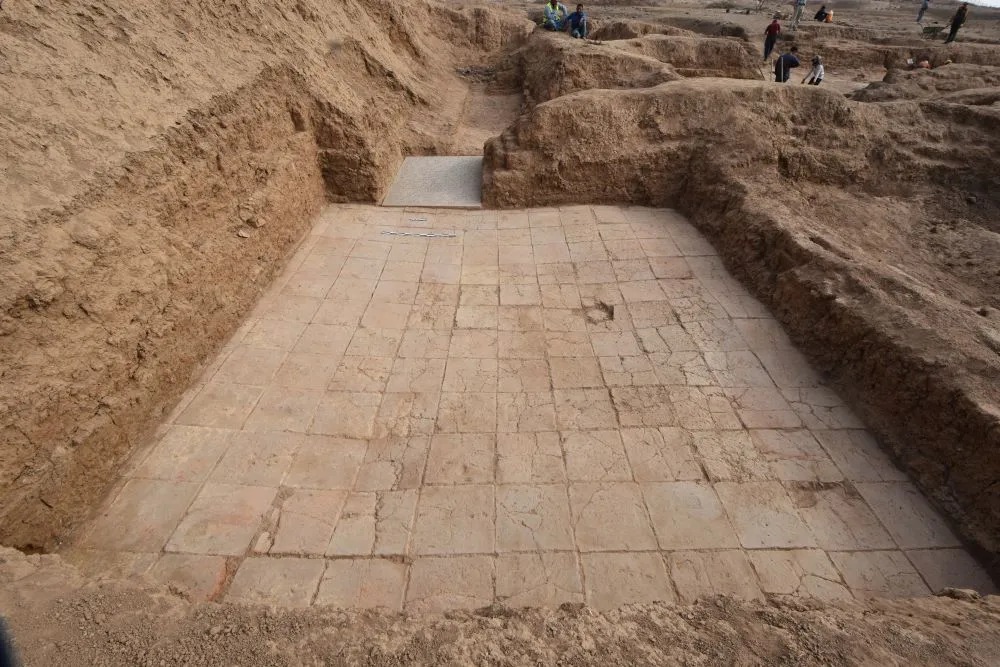 Assyrian palace excavated in the ancient city of Nimrud