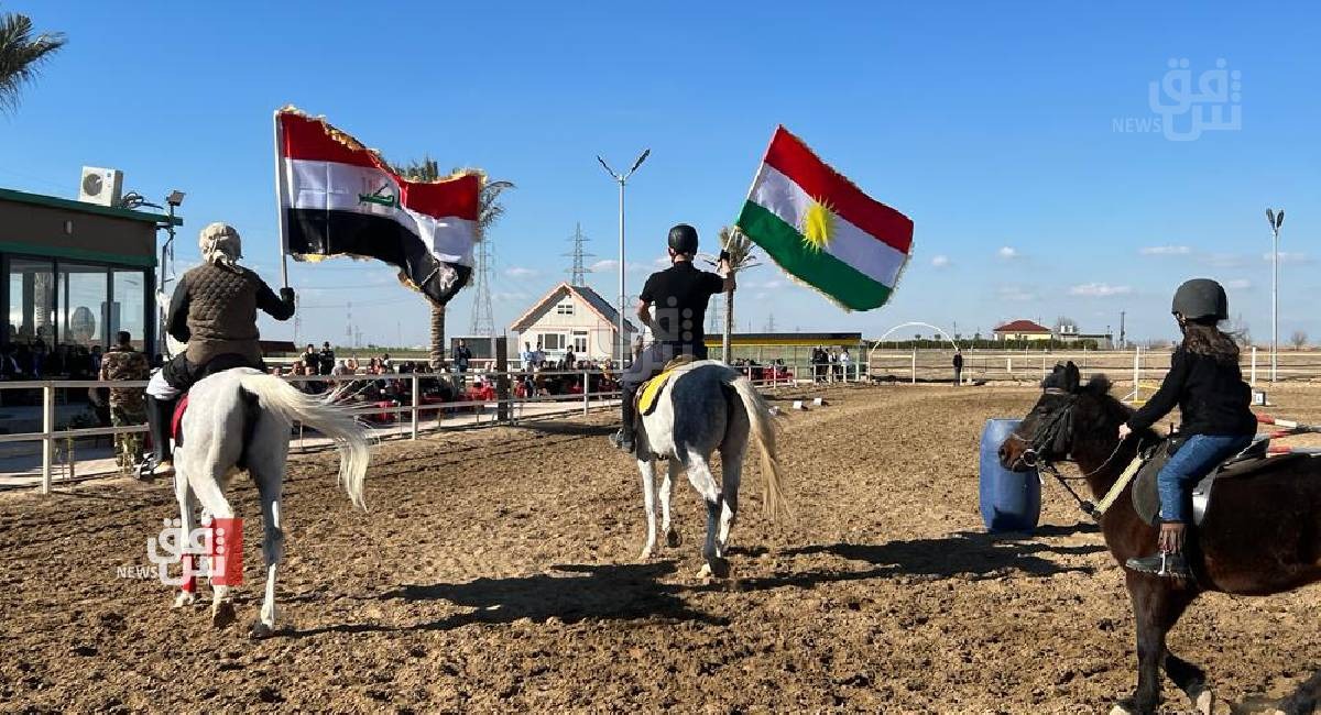 بمشاركة نسائية لافتة.. اربيل تحتضن مهرجان الخيول  (صور)
