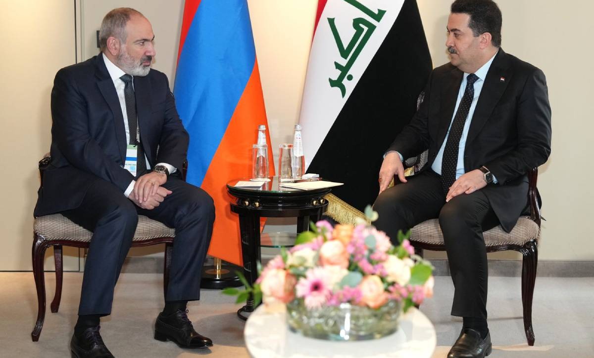 Iraq, Armenia's PMs agree to prop up ties on three fronts