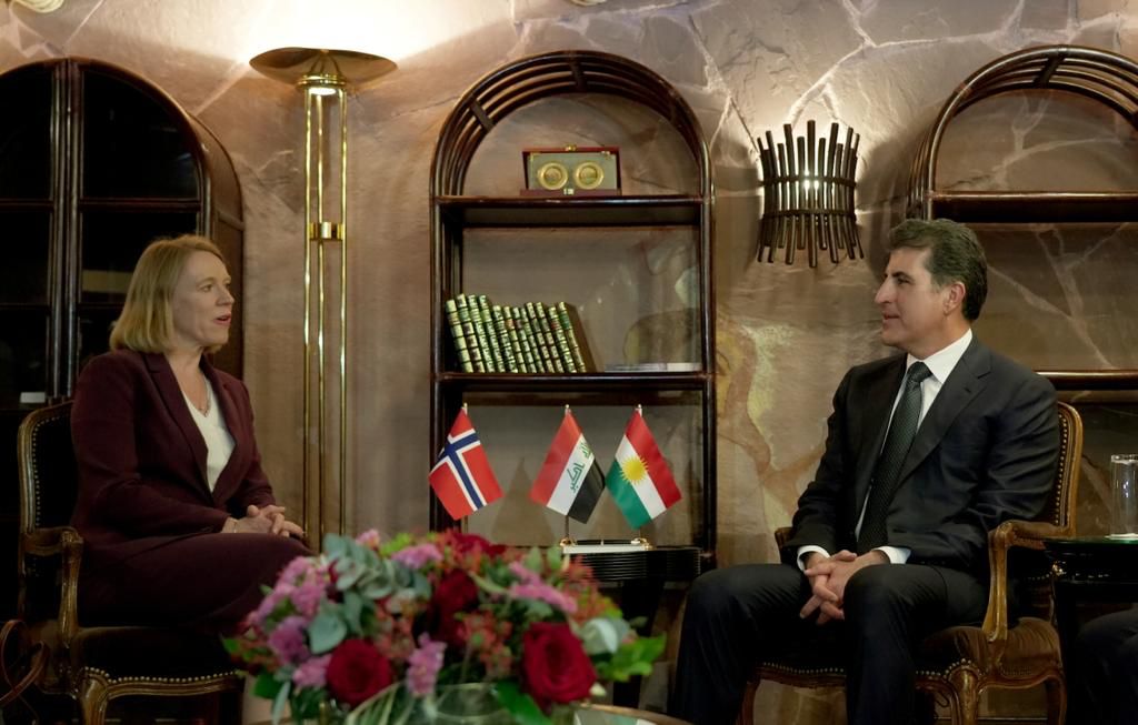 Kurdistan's president, Norway's foreign minister discuss the situation in Syria