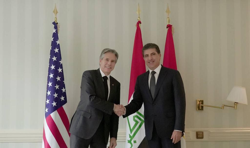 President Barzani discusses Washington talks with Secretary Blinken