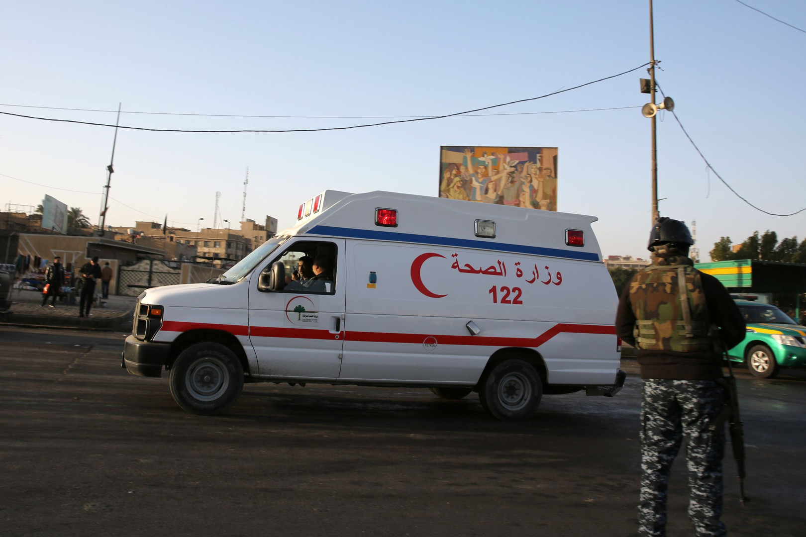 مصرع واصابة خمسة أشخاص بينهم حالة خطرة بحادث سير جنوب شرقي بغداد