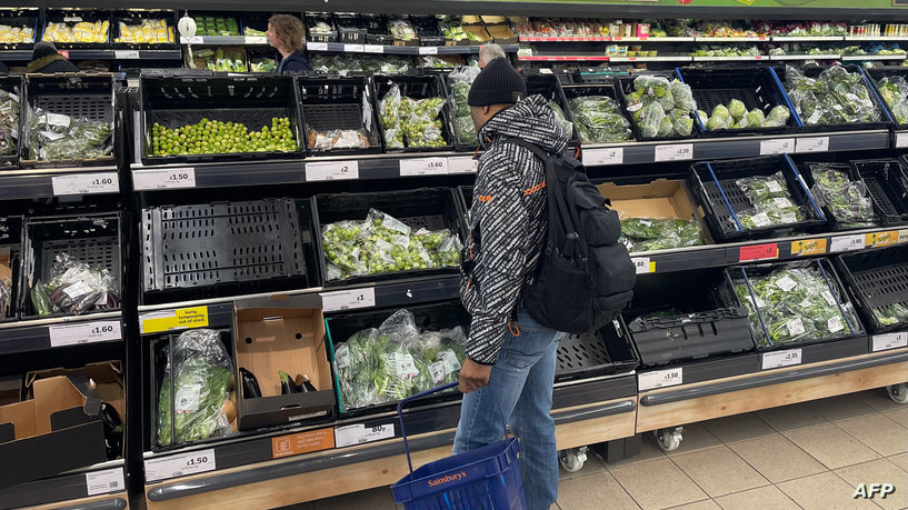 British grocers limit sales of some vegetables