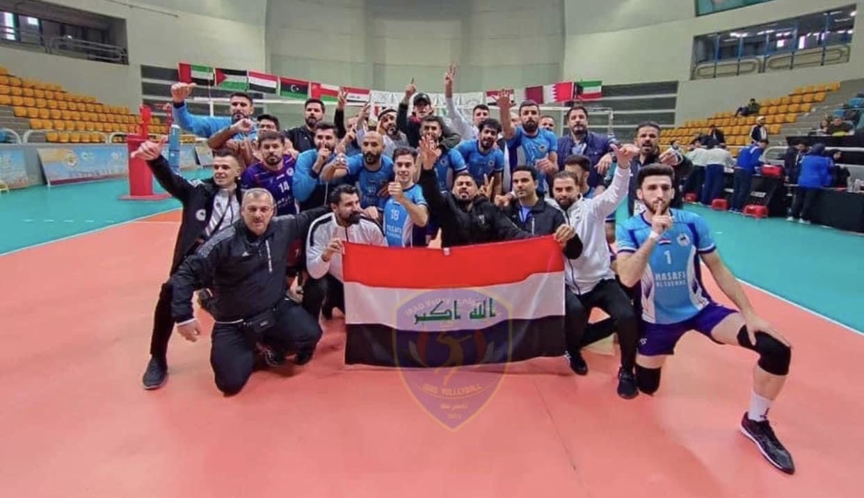 مصافي الشمال العراقي يتأهل للدور الثاني من بطولة الاندية العربية لكرة الطائرة