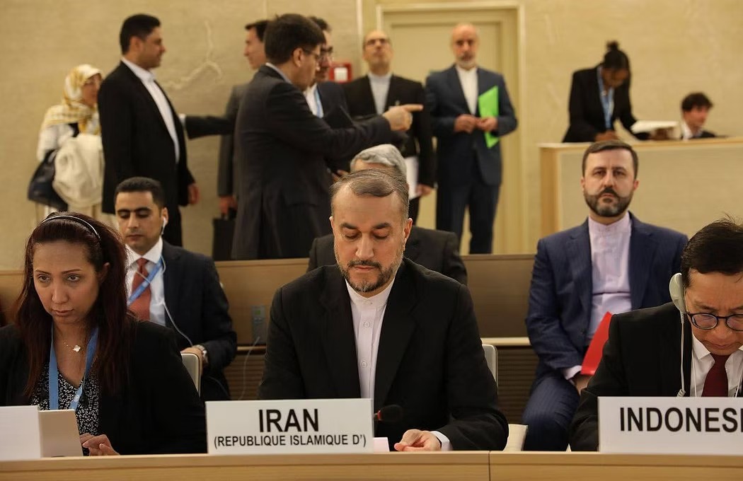 ممثلو المجلس الأوروبي في جنيف ينسحبون خلال كلمة وزير الخارجية الإيراني.. فيديو
