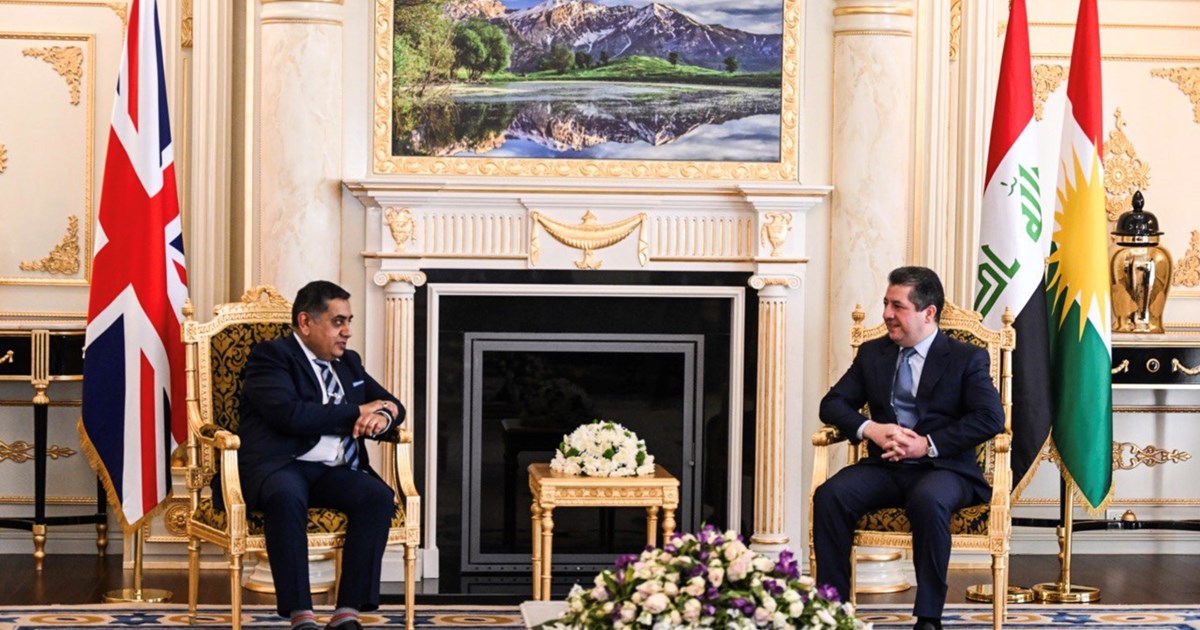 Kurdistans PM UK Minister of MENA discuss the Sinjar agreement