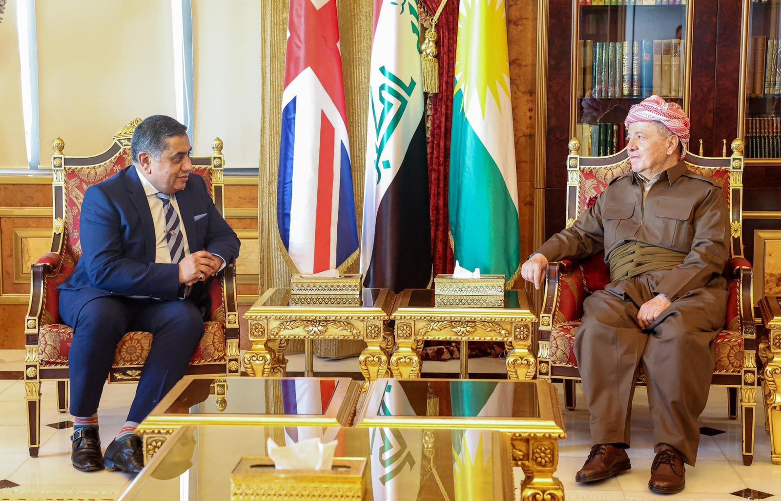 President Masoud Barzani, UK delegation highlight Erbil-Baghdad ties
