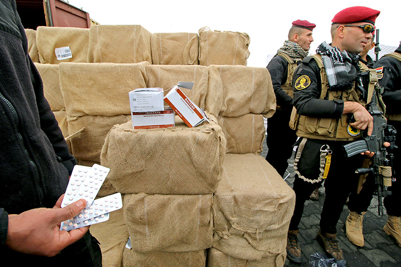 تفكيك إحدى أخطر شبكات تجارة المخدرات شمالي بغداد