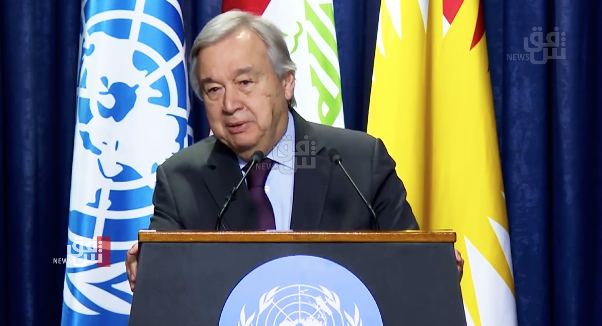 From Erbil, UN chief calls for implementing the Sinjar agreement, holding elections in Kurdistan