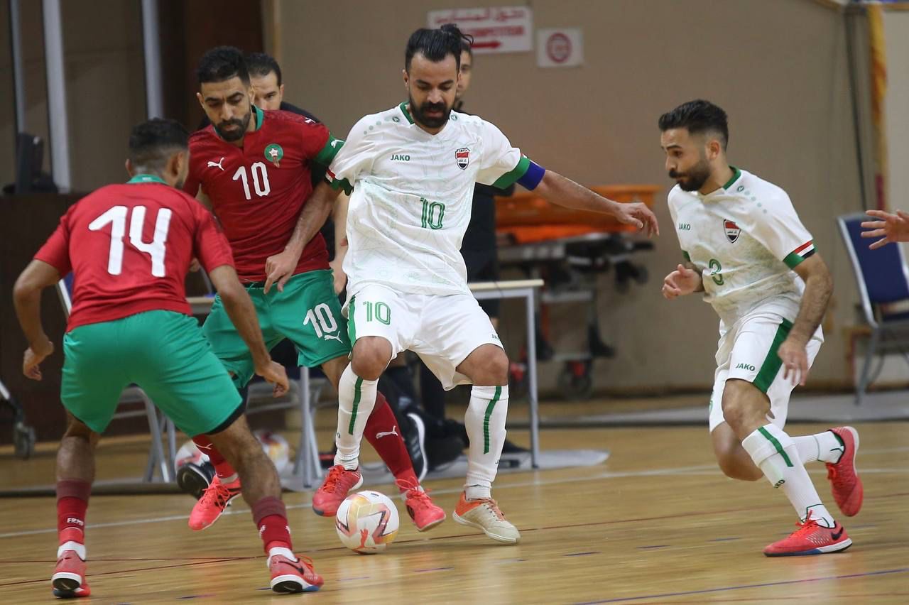 منتخب كرة صالات العراق يتعادل مع مضيفه المغربي ودياً