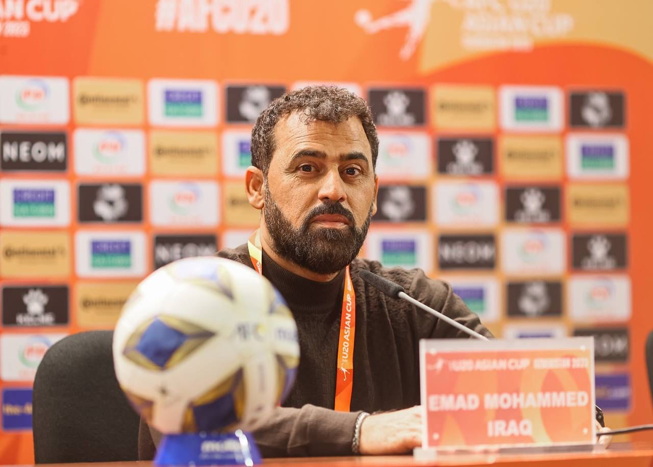 عماد محمد: سعيد بأداء اللاعبين رغم الخسارة أمام أوزبكستان والبطولة ما زالت ببدايتها