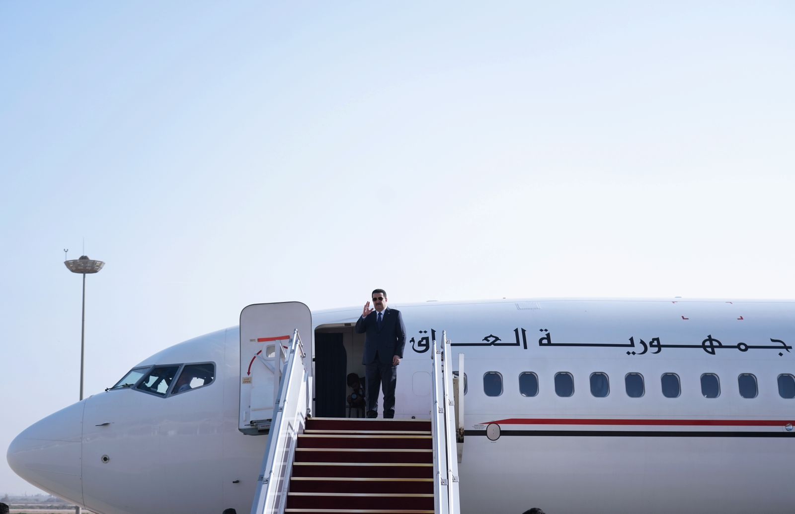 Iraq's prime minister leaves Baghdad for Cairo