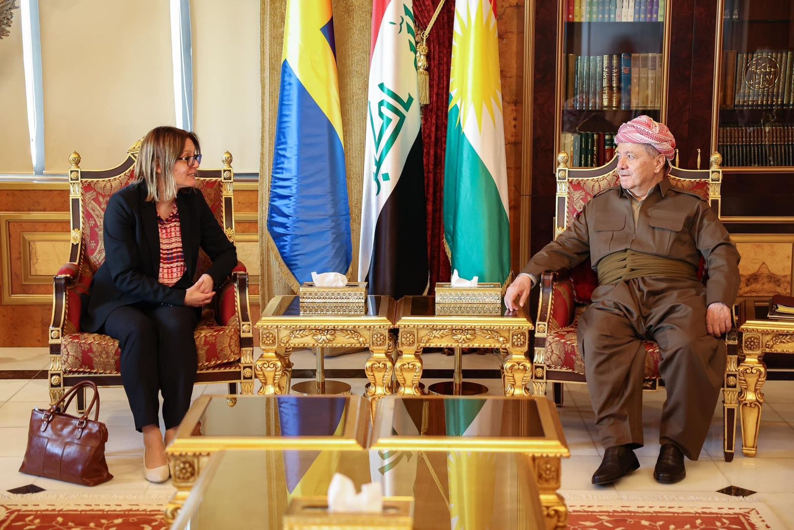 Leader Barzani thanks Sweden for supporting the Kurdish cause