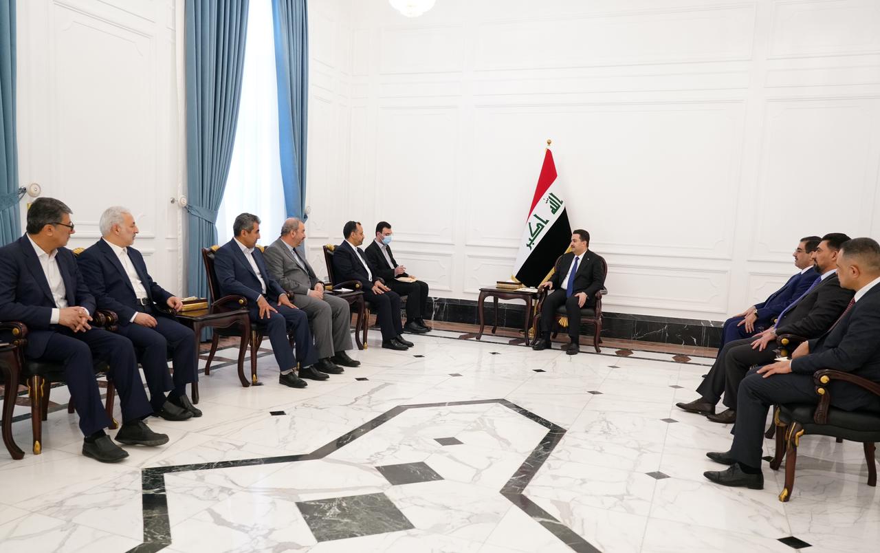 السوداني يؤكد دعم أعمال اللجنة التجارية العراقية الإيرانية