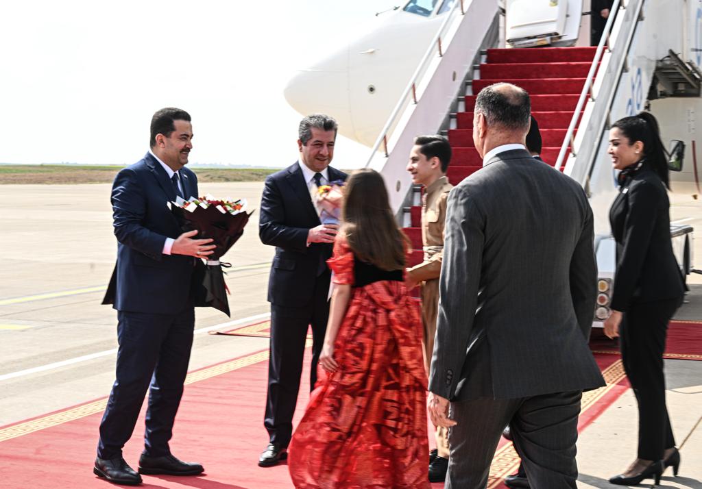 Iraq's prime minister arrives in Erbil, scheduled to meet president
