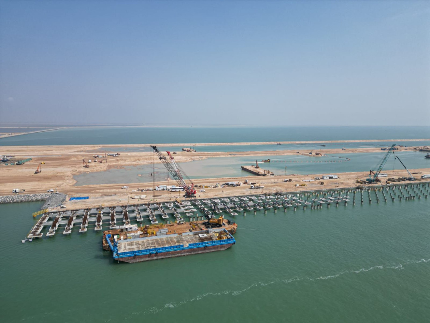 Government report estimates the initial capacity of the Grand Faw Port at 20-45 million tons annually