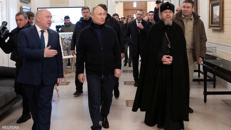 بزيارة مفاجئة.. بوتين يصل الى "ماريبول" الاوكرانية
