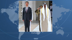 الأسد يصل أبو ظبي رفقة زوجته وطائرات حربية إماراتية ترحب به