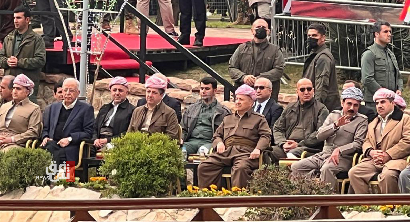 Leader Barzani and Kurdish Prime Minister Attend the Newroz Festival