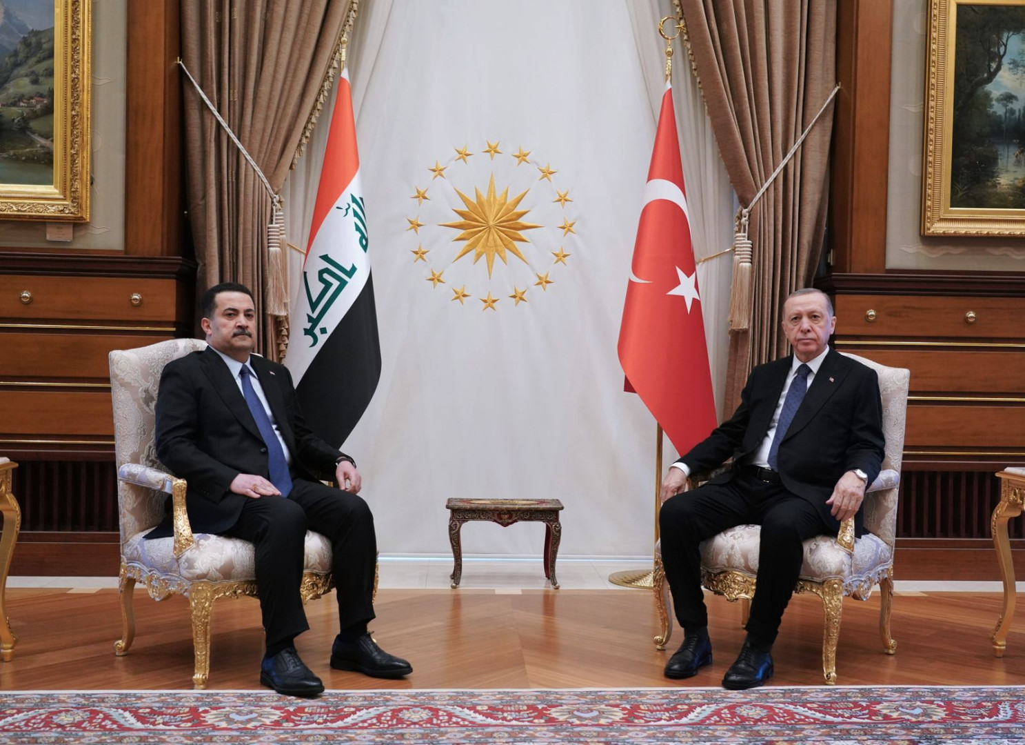 Turkish president greets visiting Iraqi prime minister with 21-gun salute