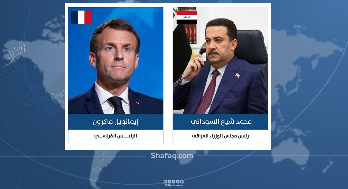 Iraq's premier discusses economic collaboration with the French president