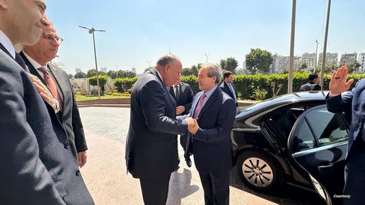 Egyptian and Syrian Foreign Ministers Discuss Bilateral Relations and Syrian Crisis
