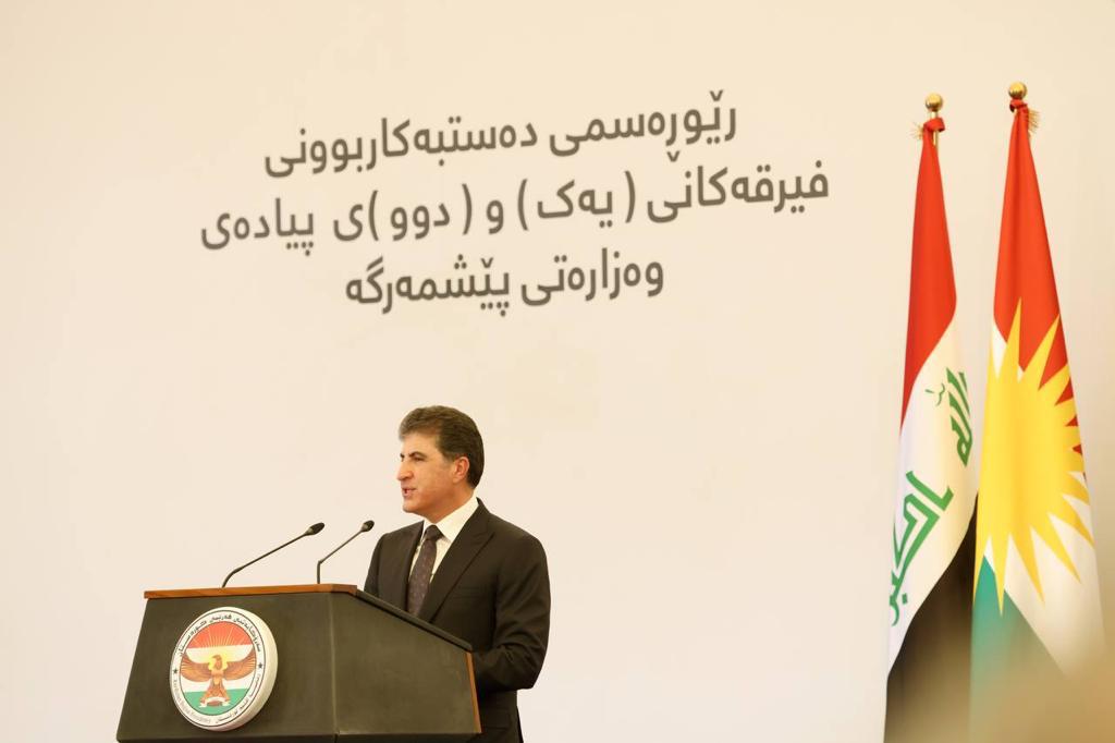 Kurdistan's president sees oil export halt as an opportunity for Baghdad and Erbil to address oil disputes