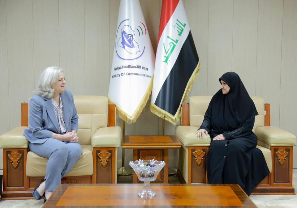 US Ambassador, Iraqi Communications Minister explore ICT collaboration
