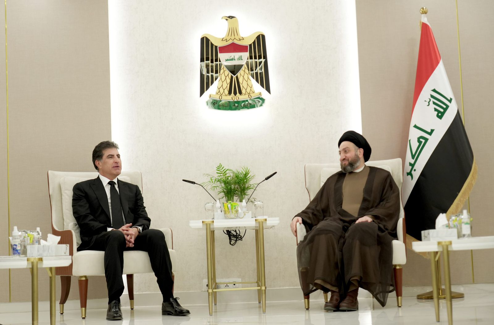 Nechirvan Barzani, Ammar al-Hakim confer on political developments, oil deal