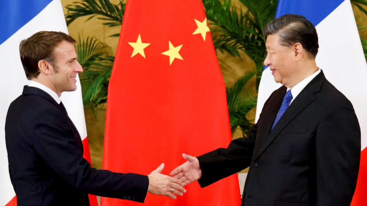 Macron says Europe must not be 'follower' of US, China on Taiwan