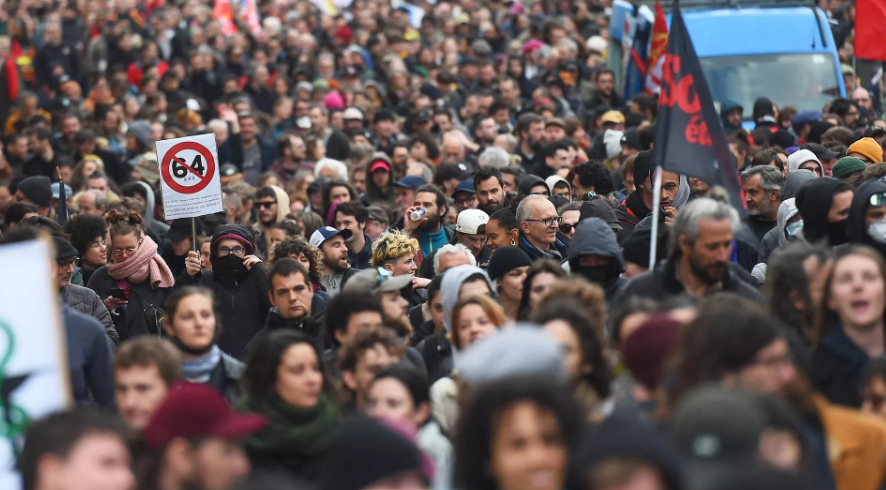 French president signs unpopular pension age raise