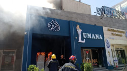 صور .. إندلاع حريق داخل نادٍ ليلي وسط بغداد