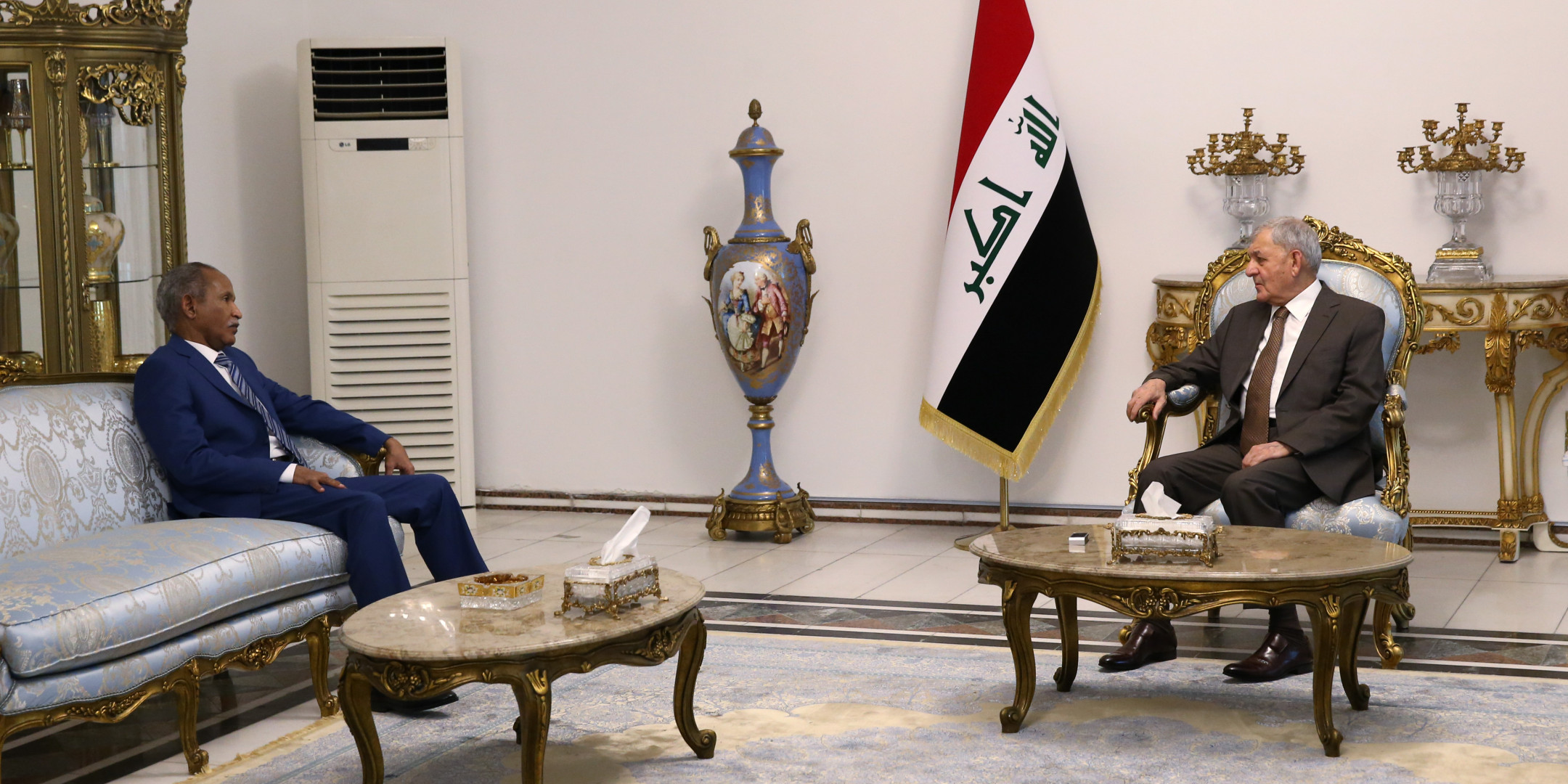 President Abdul Latif Jamal Rashid Receives Sudanese Ambassador to Iraq