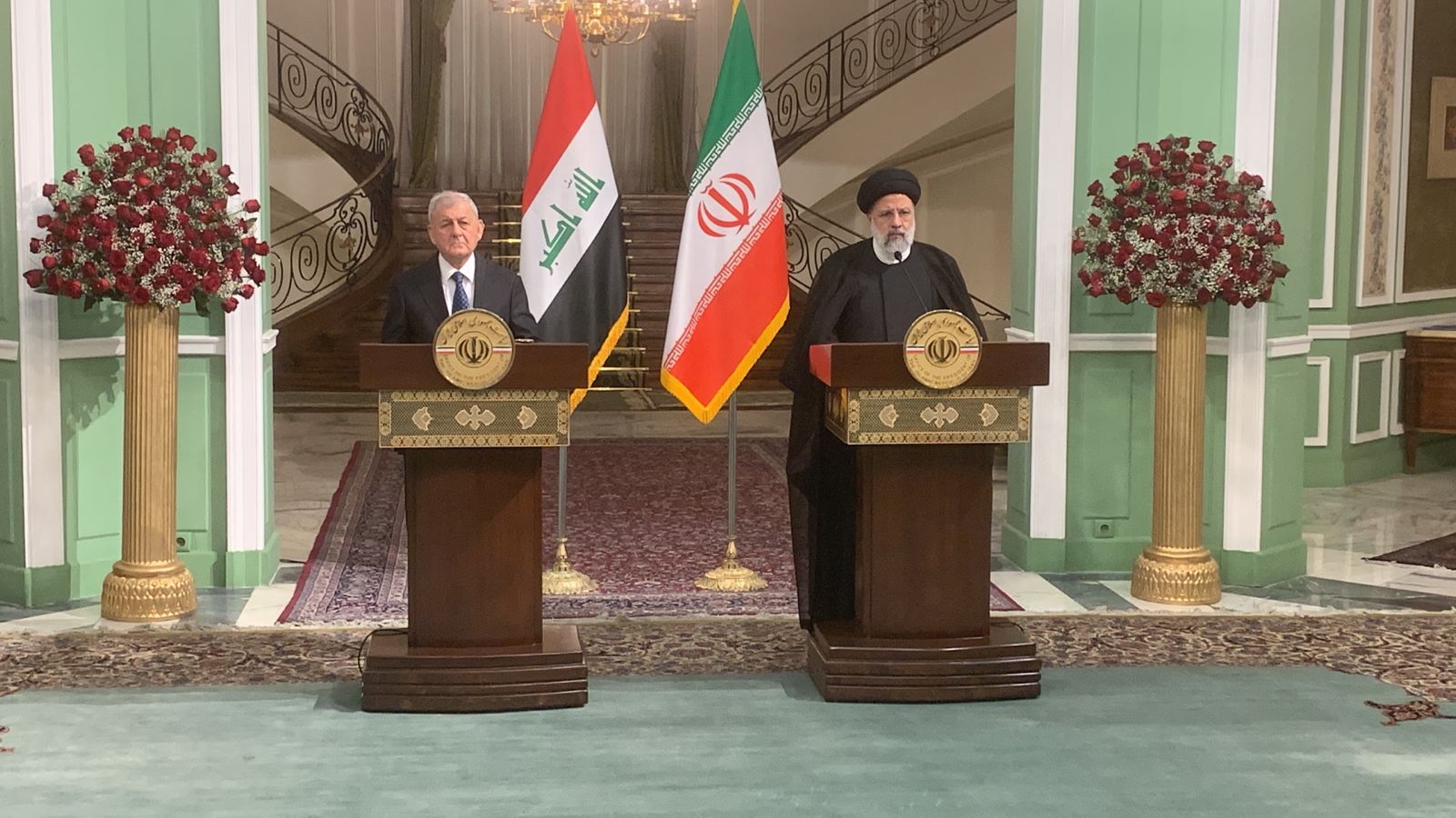 رئيس الجمهورية يدعو إيران إلى مراعاة حصة العراق من المياه