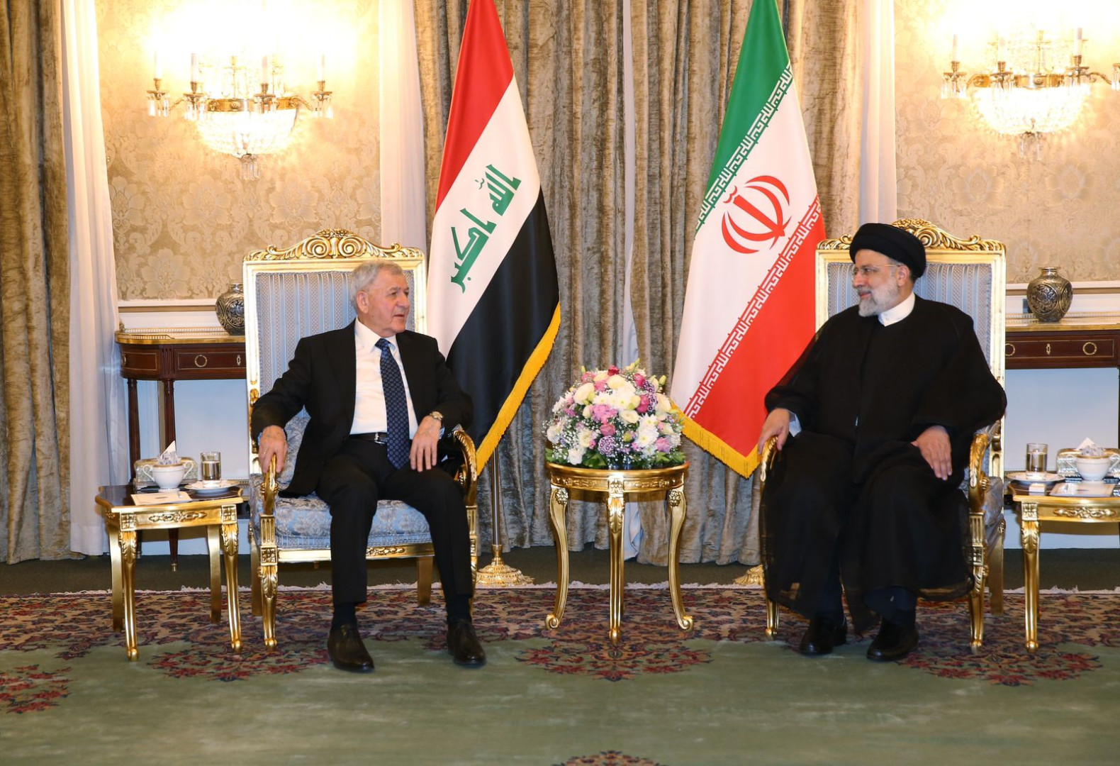 Iraqi president urges Tehran to take Iraq's share in common waters into consideration