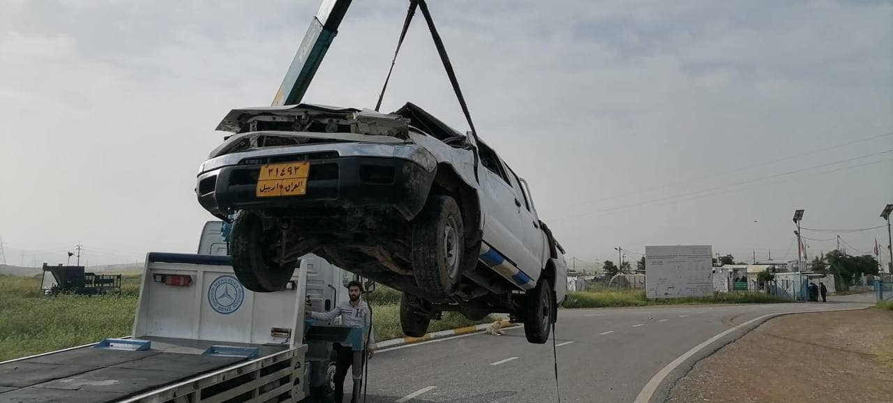 صور .. مصرع زوجين بحادث سير مروع في السليمانية