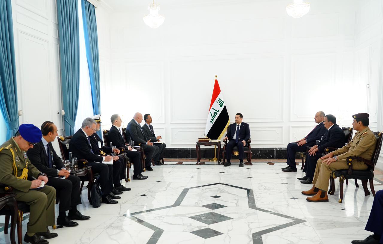 Iraqi Prime Minister Meets with Italian Defense Minister to Discuss Cooperation