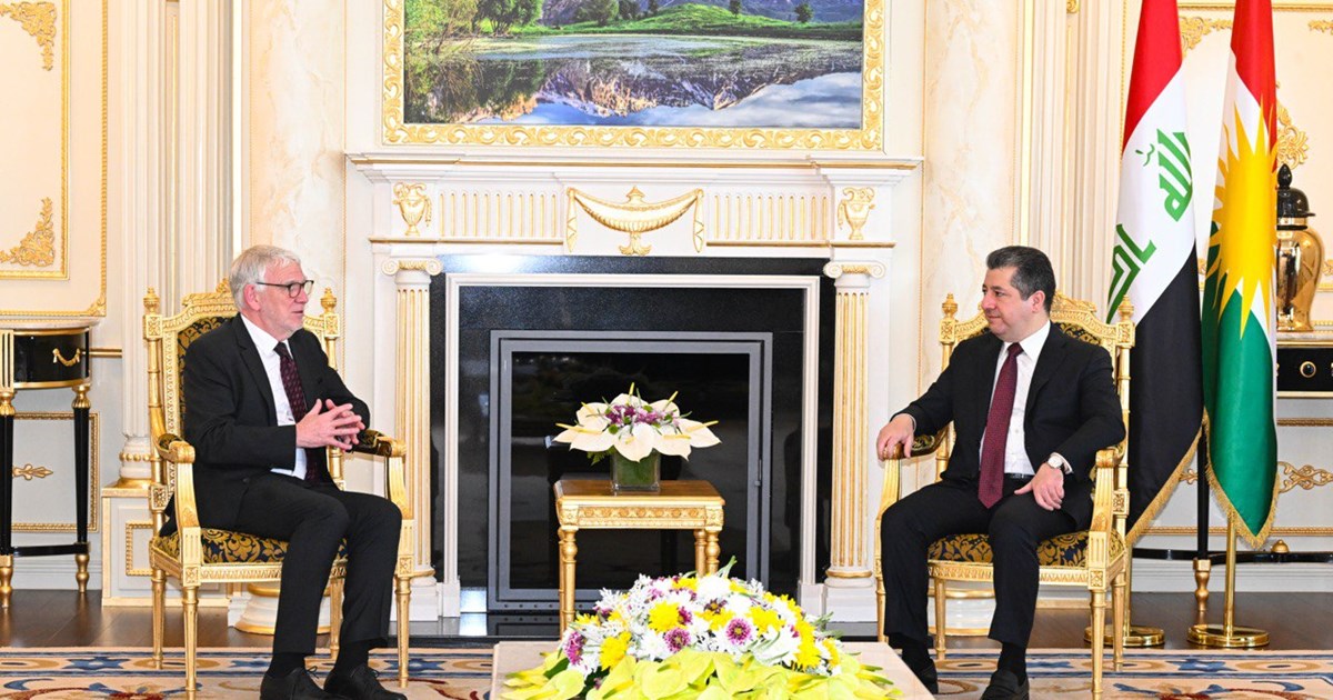 Barzani meets German delegation to strengthen ties and address key issues