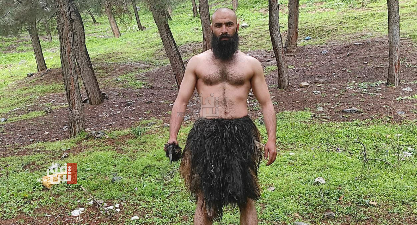 Modern-Day Neanderthal Embraces Primitive Lifestyle in Kurdistan's Forests