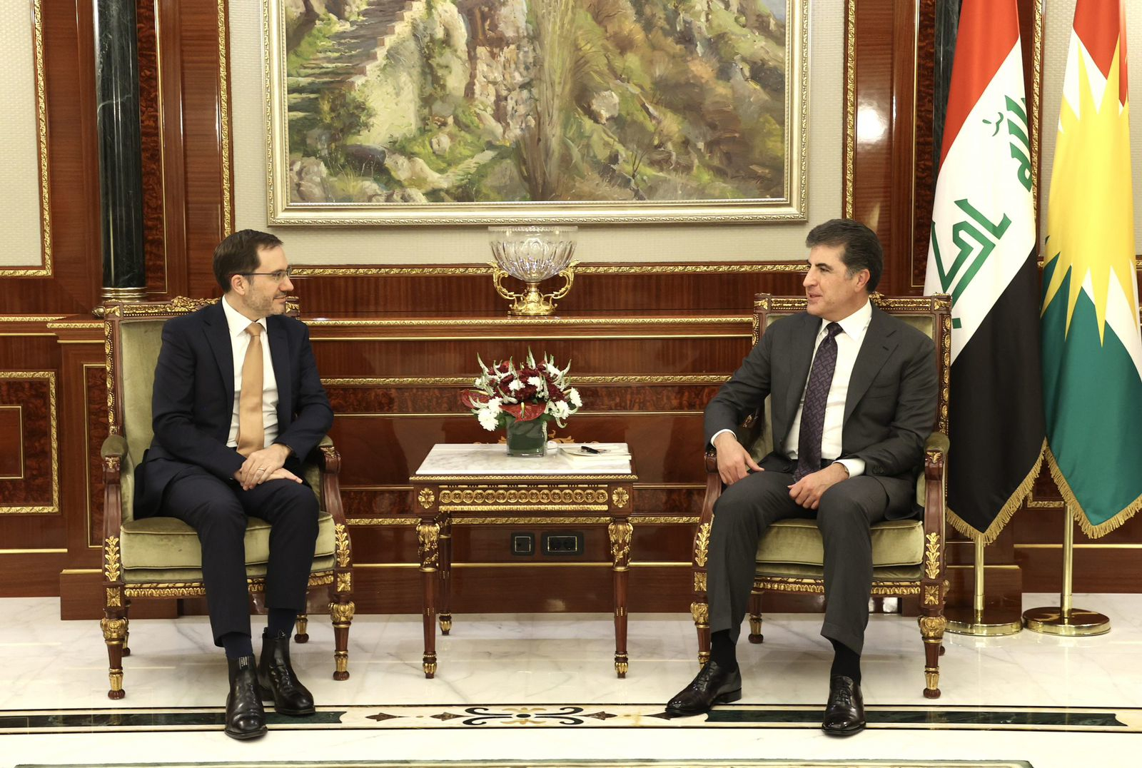 Kurdistan president, UK Ambassador deliberate on political, economic developments