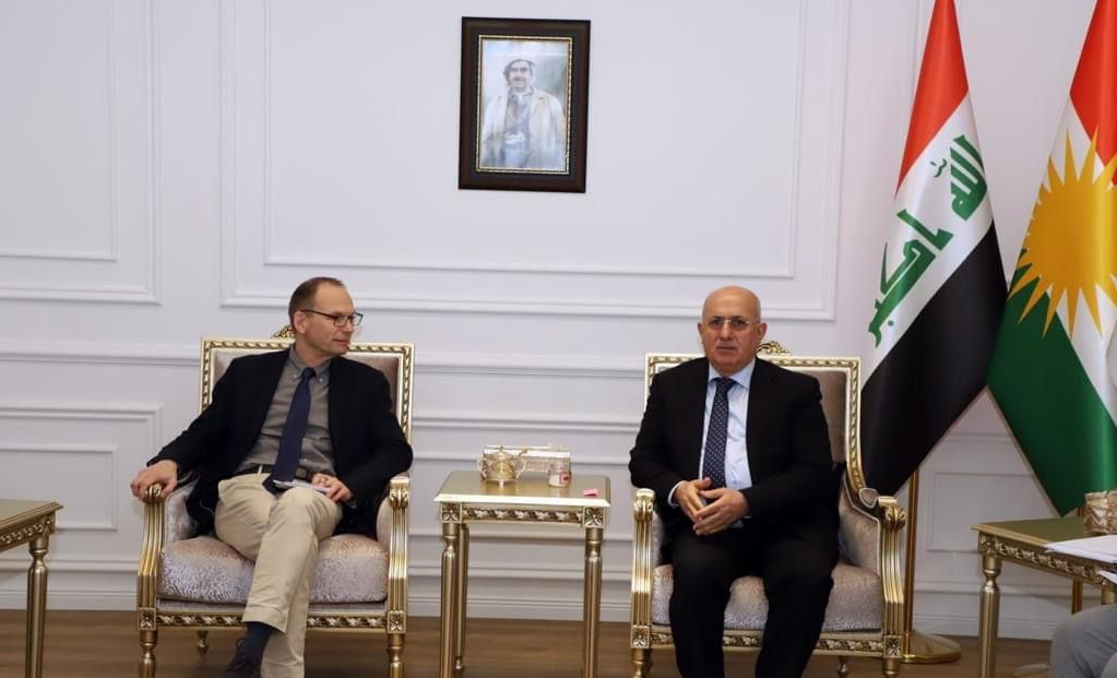 Kurdistan's Finance Minister Holds Talks with EU Representative on Oil Export Agreement and Economic Stability