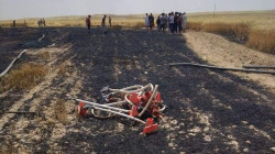 حرائق مجهولة تلتهم 20 دونما من مزارع القمح في صلاح الدين