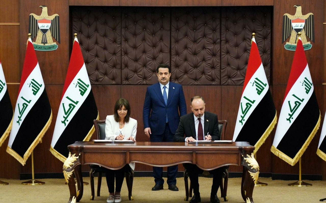 بغداد وباريس توقعان مذكرة تفاهم لتعزيز التعاون وتبادل الخبرات