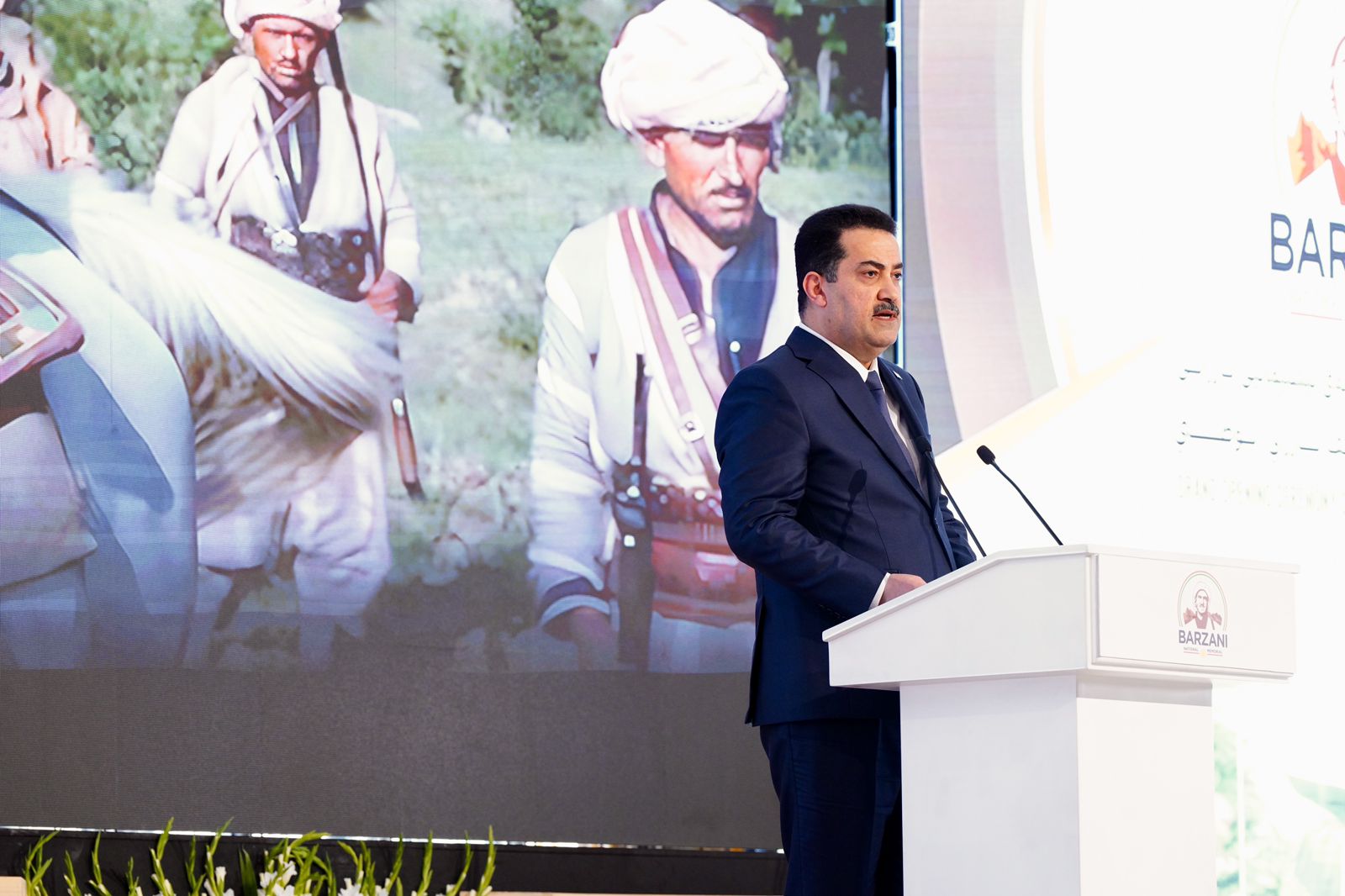 Al-Sudani praises Masoud Barzani's role in building a "New Iraq"