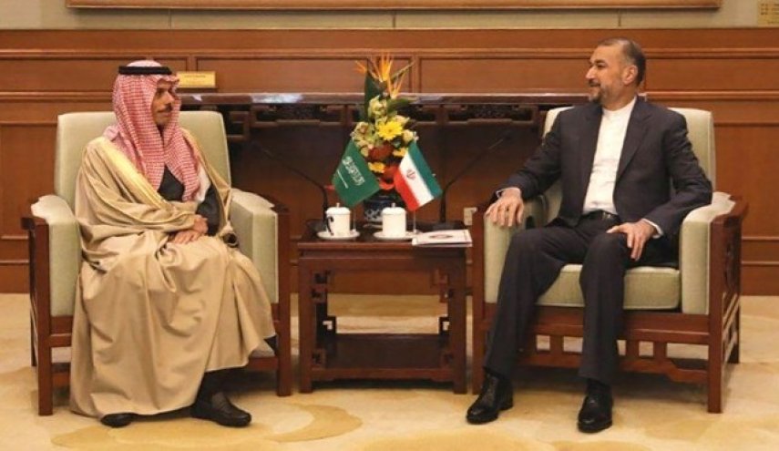 Iran, Saudi Arabia's top diplomats discuss the progress of the Beijing-brokered rapprochement deal
