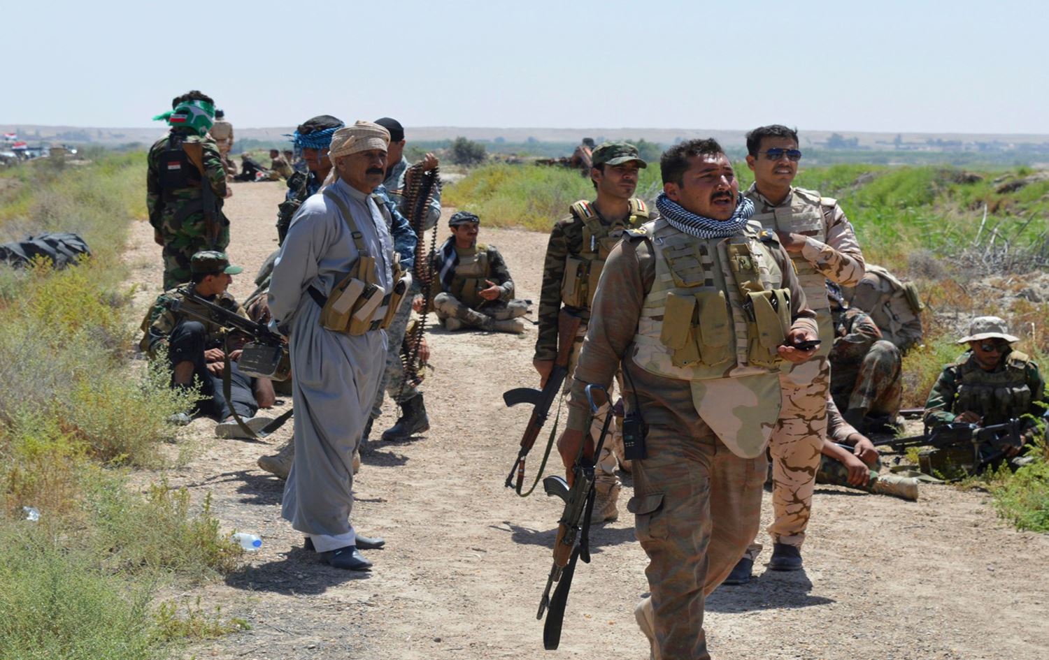 سقوط ضحيتين وإصابة آخرين من الحشد العشائري بهجوم لداعش شمالي بغداد